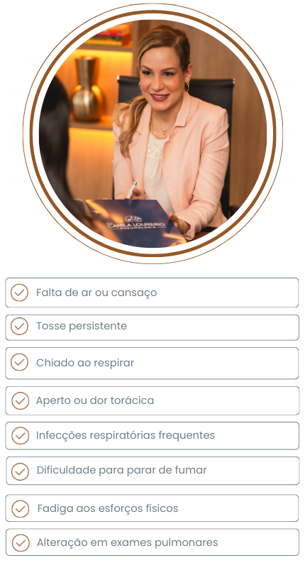 Sintomas para procurar um pneumologista
